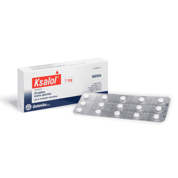 Alprazolam 1mg Ksalol – Galenika